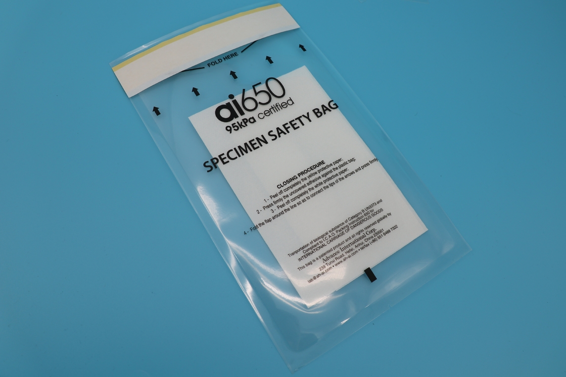 Desinfecção UV Impressão personalizável Sacos de 95 kPa com barreira de odor e barreira de oxigênio