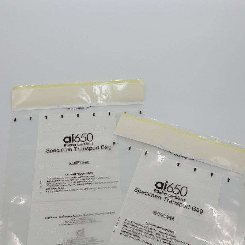 7 Bolsas de absorção com ranhuras 95 kPa Para UN 2814 UN 2900 UN 3373