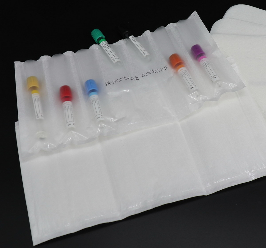 Sacos de resíduos descartáveis para hospitais de risco biológico Cor Vermelha Tamanho personalizado Saco de fundo quadrado