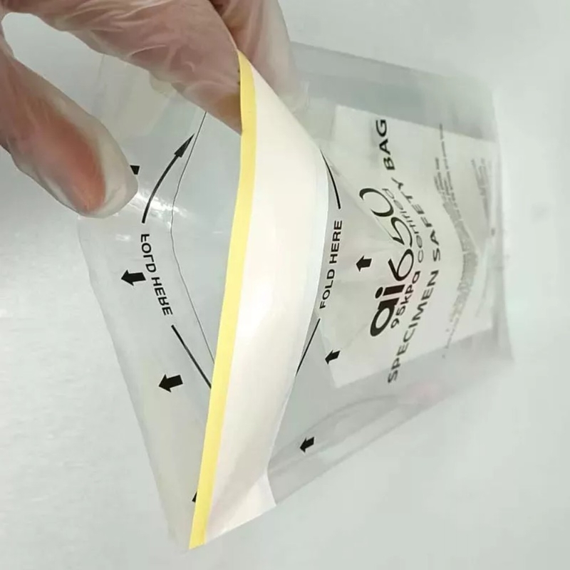 Sacos de transporte de amostras de risco biológico para laboratório