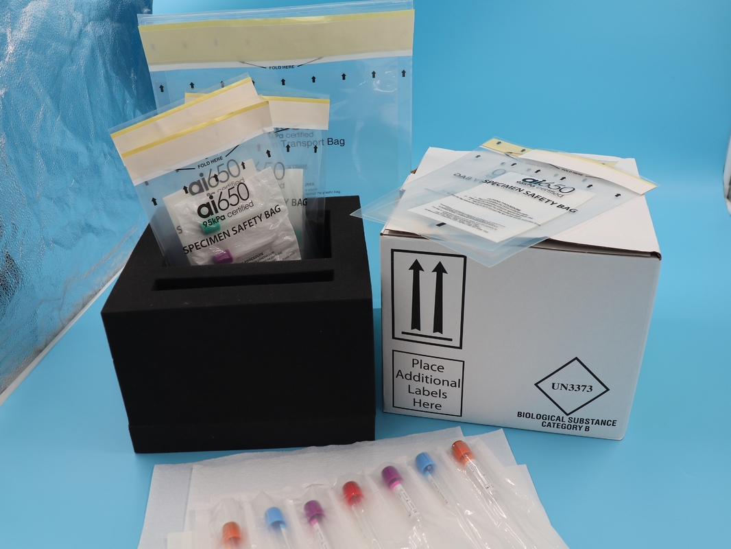 Caixa de recolha de amostras de sangue líquido