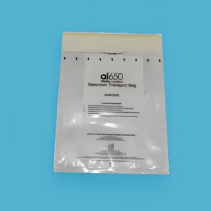 Armazenamento e transporte de itens sensíveis sacos de amostras de risco biológico com bolso extra 6 