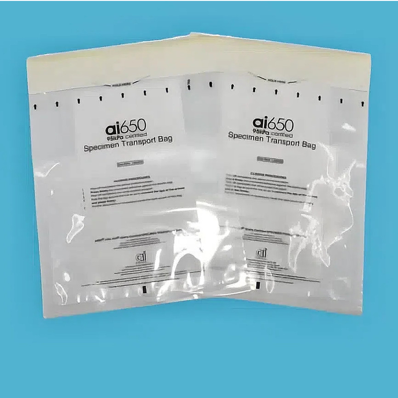 Saco de transporte com capa de bolso absorvente de 95 KPa qualificado para substâncias da ONU 3373 e da ONU 2814