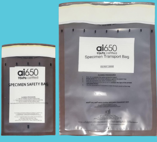 Sacos de amostras transparentes de plástico PE recobráveis auto-aderentes Ziplock Saco de amostras de laboratório com impressão de logotipo Ai 650 com bolso de papelada no interior