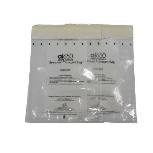 Saco de armazenamento de amostras durável de 95 kPa para aplicações de laboratório e campo