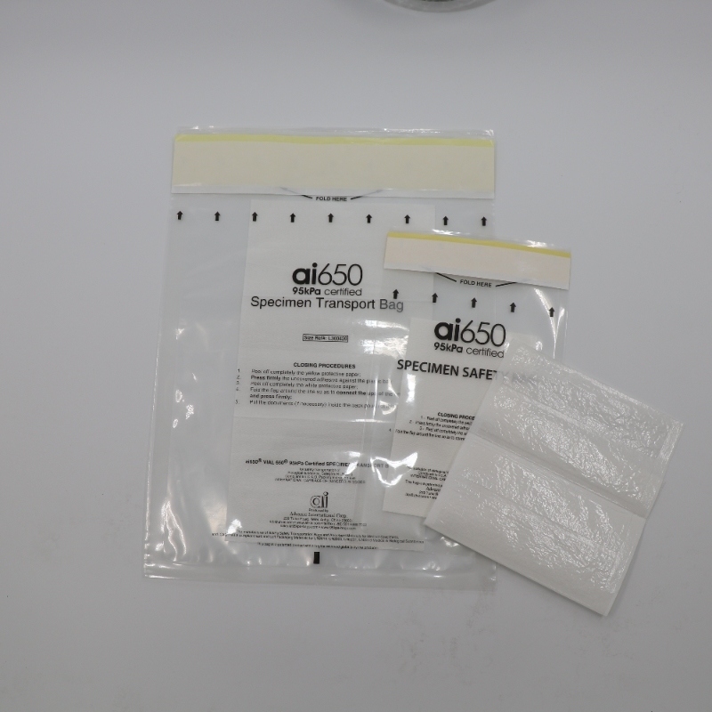Kit de transporte de amostras de risco biológico 95 KPa Saco com caixa absorvente e isolada