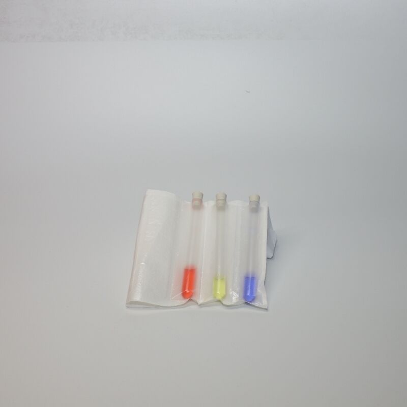 Amostra de laboratório almofadas absorventes & Medical Slotted Absorventes mangas estéreis almofada absorvente para uso médico absorvente tubo portador Single Slotted Absorvente bolso