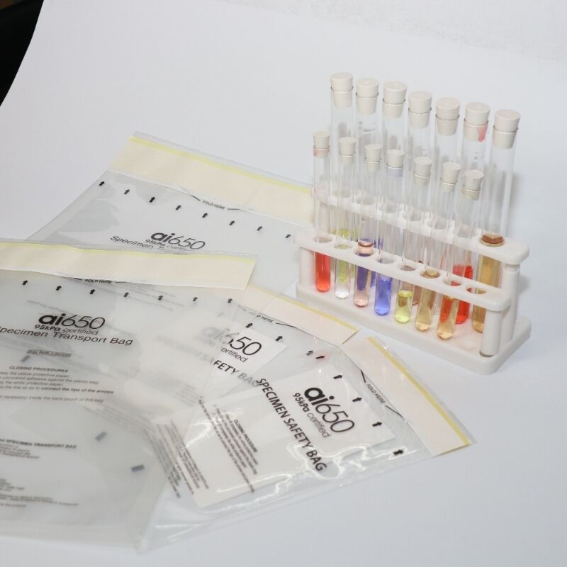 Saco de Amostra 95kPa Saco de Embalagem de Bio-risco para Transporte de Amostras UN3373 e Mercadorias Perigosas