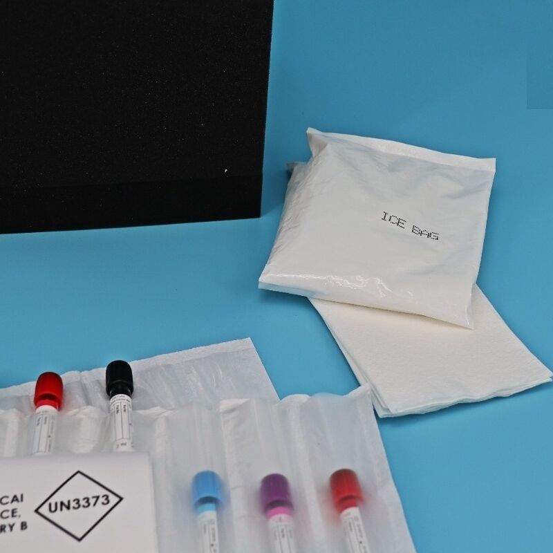 2 Bacia / 4 Bacia / 7 Bacia Absorvente Manga de Bolso ¢ Amostra de transporte de absorvente Pad para tubos de amostras de laboratório, UN3373 PI650 Compliant
