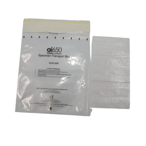 Saco de manga absorvente de 4 e 7 faixas para conjuntos de transporte de colheita de amostras