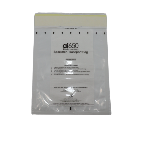 Tubo de amostra médica descartável absorvente de bolso de alta absorção 4 fechado para uso em laboratório e risco biológico